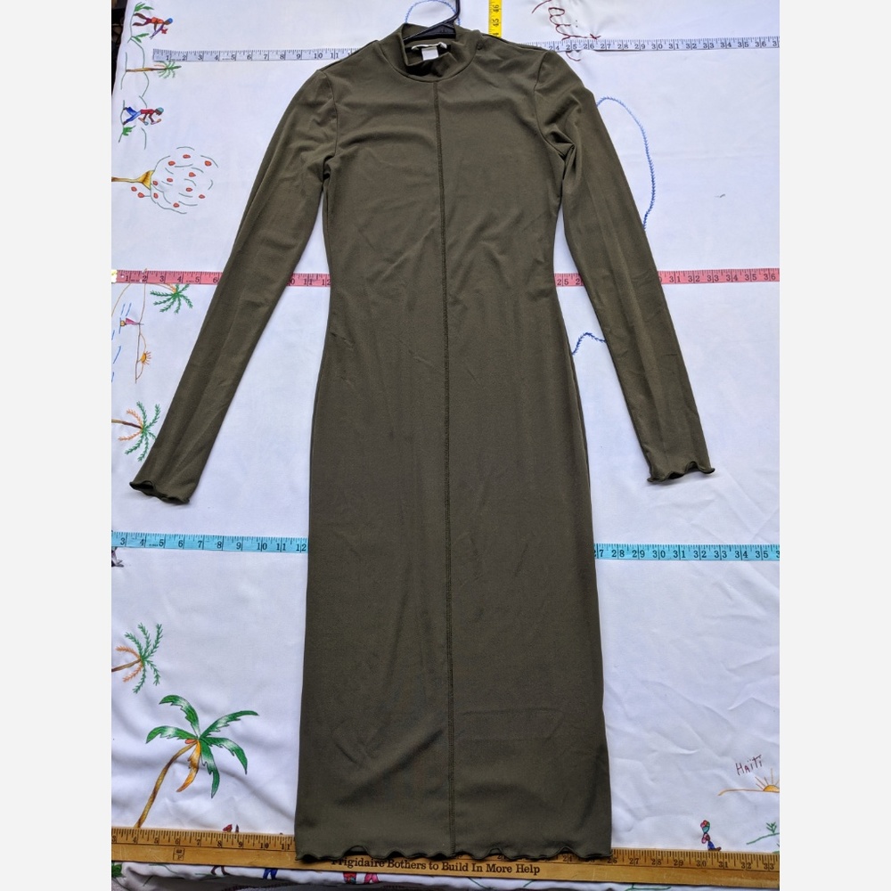 Women's Small H&M Form Fitting Long Elastic Dress